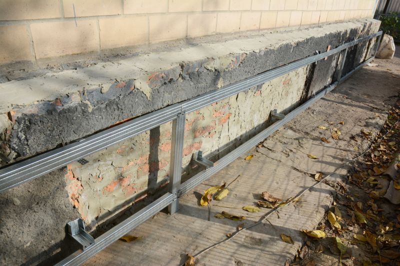 Repaired Foundation Walls